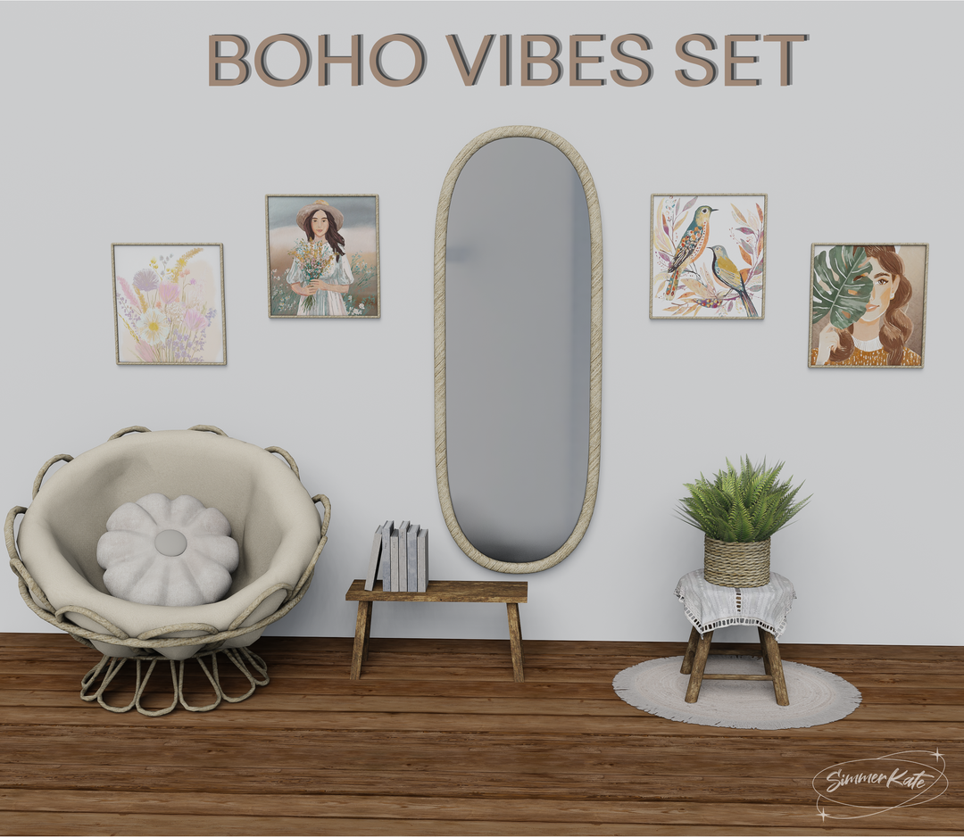 Скриншот мода Сет для холла Boho Vibes Set